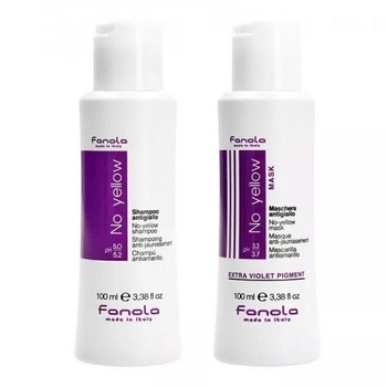 Sampon Fanola No Yellow 100ml + Masca 100ml