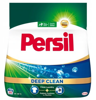 Pudră de spălat Persil Deep Clean pentru țesături albe și strălucitoare 1,1 kg