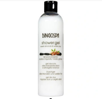 BingoSpa Gel dupa dus Migdale dulci + argila alba 300ml
