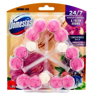Domestos WC cube Aroma Lux Hibiscus Oil 3x55 g