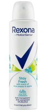 Deodorant pentru femei Rexona Stay Fresh Blue Poppy Apple 150 ml