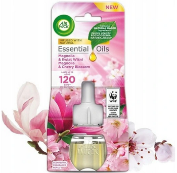 Cartuș electric Air Wick 19 ml Magnolia și floare de cireș