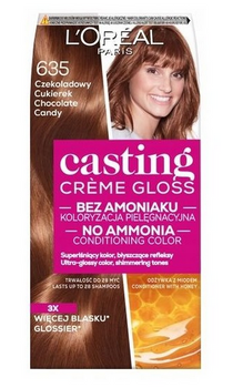 L'Oreal Paris Casting Creme Gloss Culoare de păr 635 Chocolate Candy