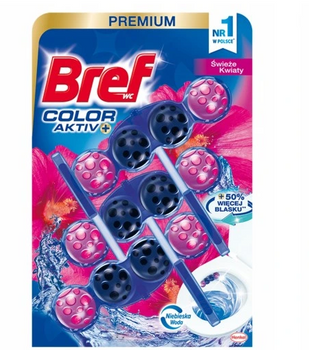 Bref Color Aktiv Flower 3 x 50 g WC Suspensie colorată