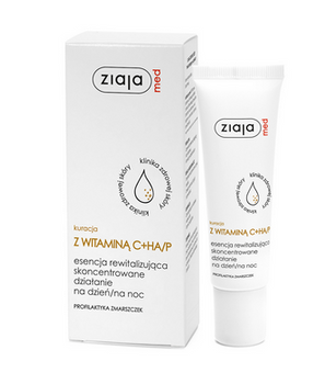 Ziaja Med Tratament cu Vitamina C+HA/P Esenta revitalizanta cu actiune concentrata zi/noapte 30 ml