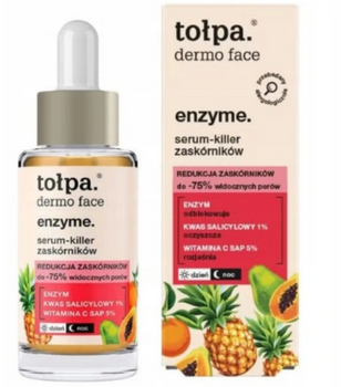 Tolpa Dermo Face Enzyme Serum cu acid salicilic pentru puncte negre 30 ml
