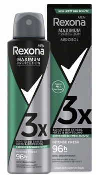 Rexona Men Maximum Protection Intense Fresh Deodorant 150 ml