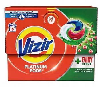 Vizir Platinum Pods Fairy Effect Capsule de spălare 16 buc