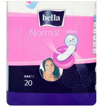 Bella Prosoape sanitare normale fără aripi 20 buc