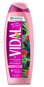 Gel de duș Vidal Blueberry &amp; Raspberry 250 ml Blackberry&amp;Mus