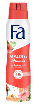 Fa Moment Paradise Deodorant pentru femei cu flori de hibiscus 150 ml
