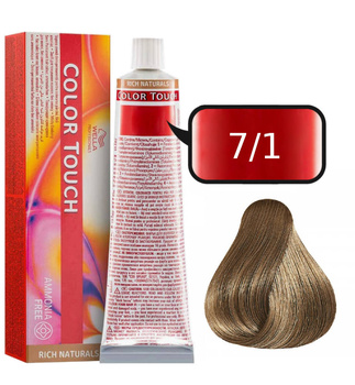 Vopsea Wella Color Touch 60 ml 7/1