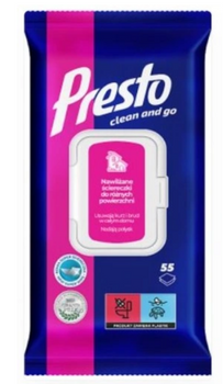 Șervețele multifuncționale Presto 55 buc