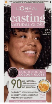 L'Oreal Paris Casting Creme Gloss Colorant de păr 123 Black Ganache