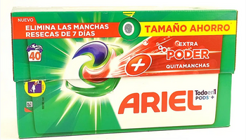 ARIEL Pods+ Extra Poder Spălătorie Capsule 40 buc
