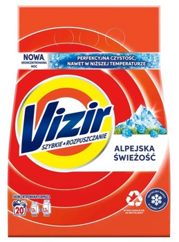 Vizir Alpine Pulbere proaspătă 1,1 kg 20 de spălări