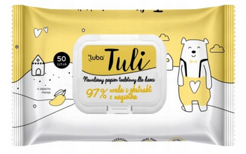 Luba Hârtie igienică umedă parfumată pentru copii 97% apă și calendula 50 buc