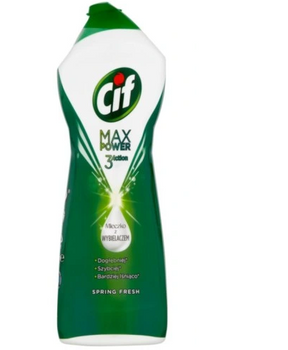 Cif Max Power Lapte proaspăt de primăvară cu înălbitor 1001 g Verde