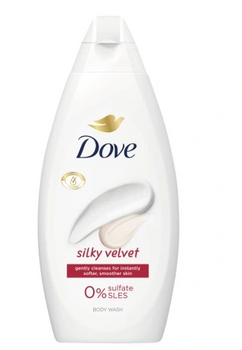 Dove Silky Velvet Gel de duș pentru femei 450 ml