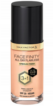 Max Factor Facefinity All Day Flawless Foundation 3 în 1 45 Warm Almond 30 ml