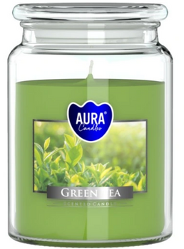 Bispol Lumânare parfumată în sticlă 500 g Ceai verde