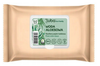 Hârtie igienică umezită Luba Aloe Vera 50 buc