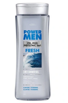 Joanna Power Men Gel de duș 3 în 1 FRESH Allantoin și Hydromanil 300 ml