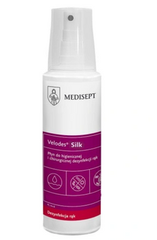 Velodes Silk 250 ml Lichid pentru dezinfecția igienică și chirurgicală a mâinilor Medisept