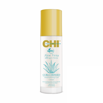 CHI Aloe Vera Curls Defined Moisturizing Curl Cream - Crema pentru coafarea parului cret, 147ml