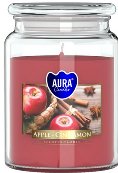 Bispol Lumânare parfumată în sticlă 500 g Apple Cinnamon