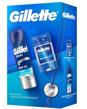 Set cadou Gillette Antiperspirant + gel de ras pentru bărbați