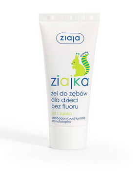 Ziajka Gel de dinti pentru copii fara fluor de la 1 dinte 50 ml