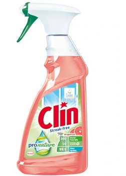 Clin Windows &amp; Mirrors Pro Nature Spray Grapefruit 500 ml