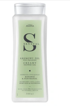 Gel de duș cremos cu cânepă Joanna Sensual 500 ml