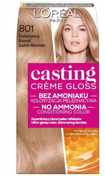 L'Oreal Paris Casting Creme Gloss Culoare de păr 801 Satin Blonde