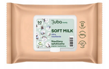 Hârtie igienică umezită Luba Soft Milk 50 buc