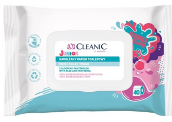 Cleanic Junior hârtie umezită 40 buc
