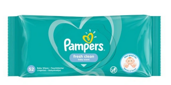 Pampers Fresh Clean șervețele umede 52 buc