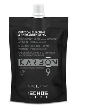 ECHOSLINE CARBON 9 Cremă de albire cu cărbune 500 g