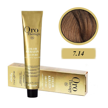 Vopsea Fanola Oro Therapy 7.14 100ml