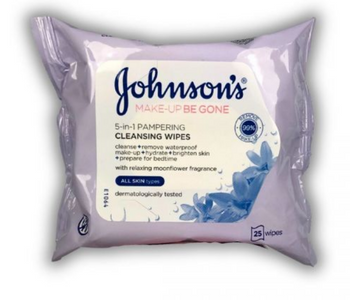 Johnson's Pampering All Skin Șervețele demachiante 25 buc