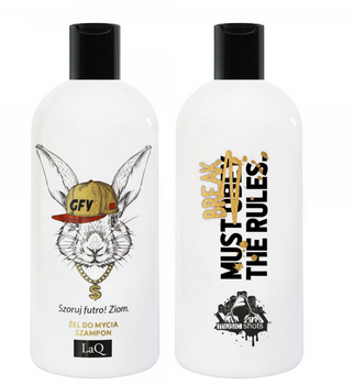 Laq Gel de spalat si sampon de par 2in1 300 ml RABBIT