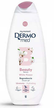 Dermomed Gel de duș cu pompă Argan 1 litru Hidratare hialuronă