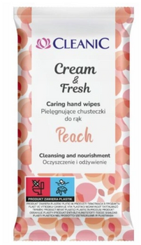 Șervețele de mână Cleanic Peach 15 buc