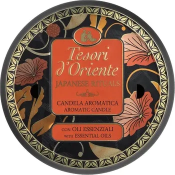 Tesori d'Oriente lumanare JAPONEZA 200 g Tsubaki si Bujor