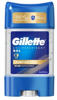Gillette Champion Gold Gel antiperspirant pentru bărbați 70 ml