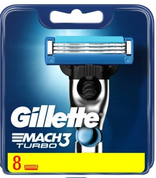 Cartușe de ras Gillette Mach3 TURBO 8 buc