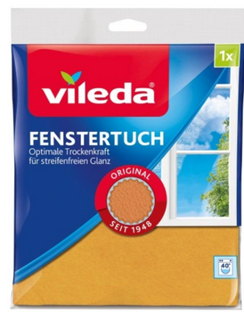 Vileda Microfibre Cloth Fenstertuch Ferestre,ferestre,oglinzi