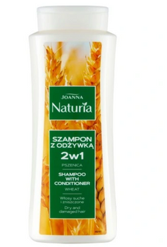 Joanna Naturia Sampon 2w1 Sampon 2w1 pentru păr uscat și deteriorat cu grâu 500 ml