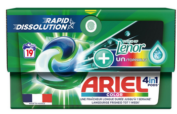 Ariel 4in1 Color Touch of Lenor Capsule de spălare 19 buc